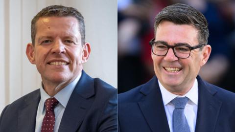 Rhun ap Iorwerth ac Andy Burnham
