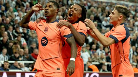 Marcus Rashford celebrates