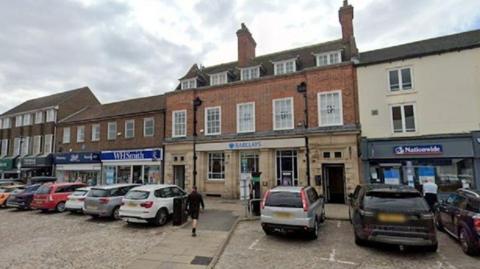 The outside of the former Barclays Bank branch in Thirsk