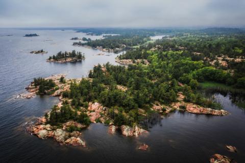 Lake Huron at Killarney Provincial Park, Ontario, Canada