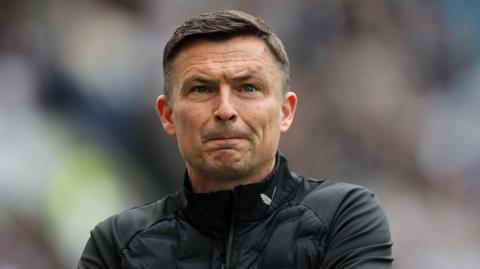 Paul Heckingbottom during a Preston match last season 