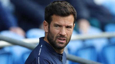 Brian Barry-Murphy on the touchline 