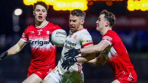 Mattie Donnelly with Eoin McEvoy and Diarmuid Baker