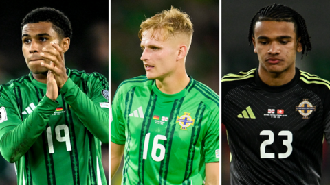 Split image of Shea Charles, Ali McCann and Pierce Charles