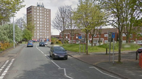 General view of Evans Street and Chester Street in the Whitmore Reans area of Wolverhampton