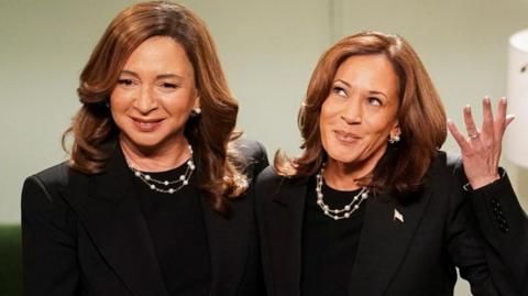 Maya Rudolph and Kamala Harris on Saturday Night Live