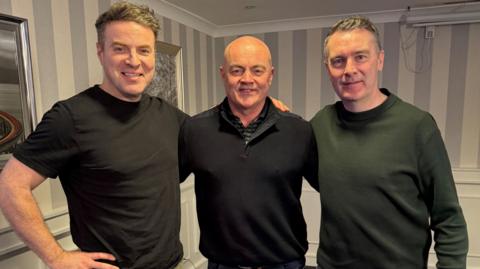 Thomas Niblock, Anthony Daly and Oisin McConville 