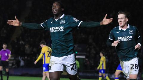 Plymouth open the scoring