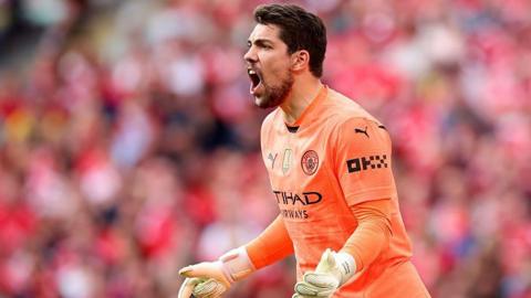 Manchester City goalkeeper Stefan Ortega 