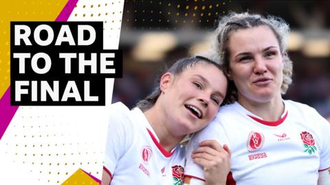 England's Jess Breach and Ellie Kildunne