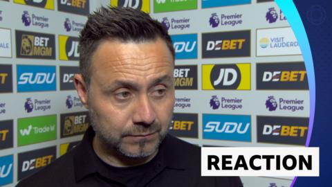 Tottenham Hotspur manager Roberto De Zerbi