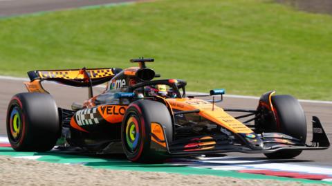 McLaren's Oscar Piastri during Emilia-Romagna Grand Prix qualifying