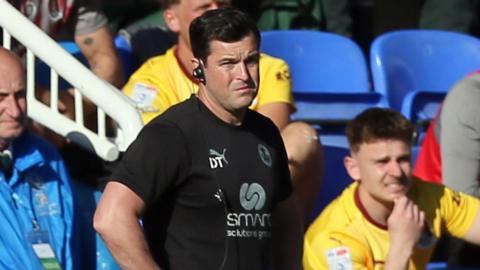 Dale Tonge during his time as Peterborough first team coach