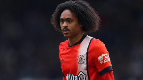 Tahith Chong in action for Luton Town