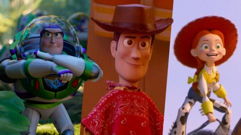 Characters from Toy Story.