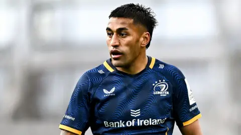 Rieko Ioane playing for Leinster
