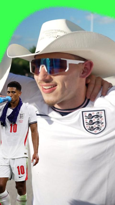 England fan talks about hydration breaks at England's opening 2026 World Cup game against Croatia in Dallas, 17 June 2026