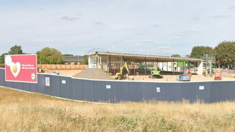 Lidl being built in Northampton