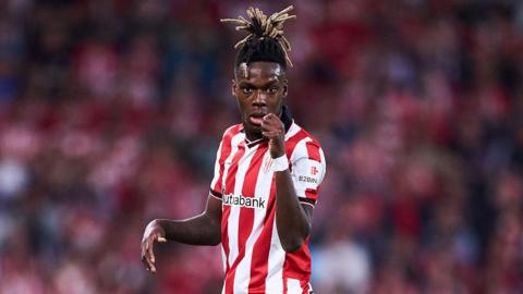 Nico Williams in action for Athletic Bilbao