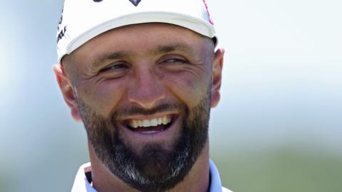 Jon Rahm smiling