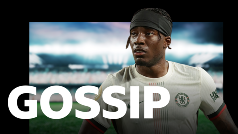 Noni Madueke and the gossip logo