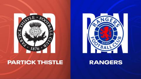 Partick Thistle and Rangers badges