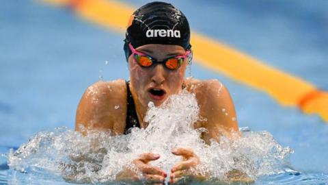 Ellie McCartney swimming