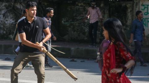 Clashes in Dhaka