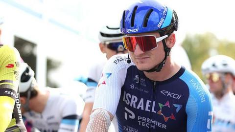 Israel-Premier Tech rider Riley Pickrell at the Grand Prix des Isburgues