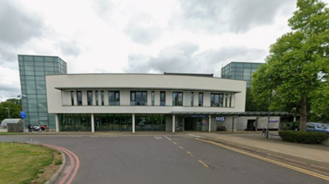 A google maps image of the outside of the hospital.