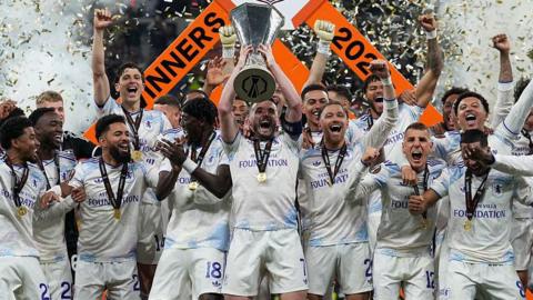 Aston Villa celebrate
