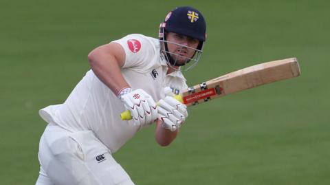 Alex Lees batting for Durham