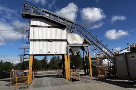 Newlay Asphalt's plant in Dewsbury, West Yorkshire