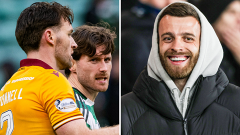 Stephen O'Donnell, Anthony Ralston and Angus Gunn