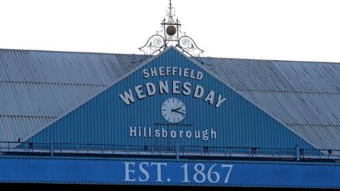 Sheffield Wednesday club sign