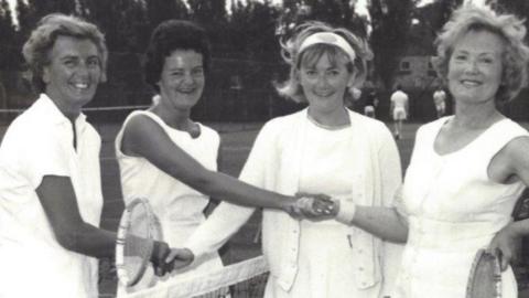 Tennis at Leamington in the 1960s