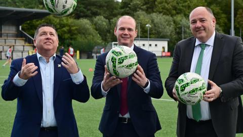 Gerard Lawlor, Gordon Lyons and Conrad Kirkwood