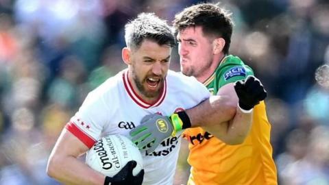 Action from Donegal v Tyrone