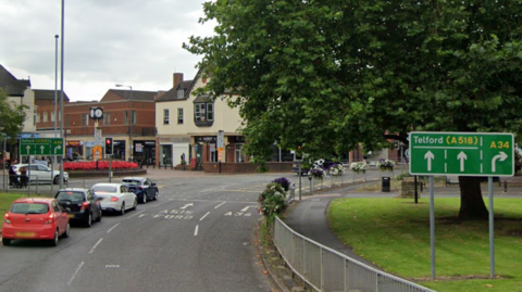 Gaol Square roundabout, Stafford