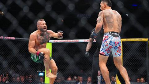 Conor McGregor and Max Holloway