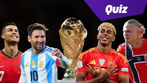 Ronaldo, Messi, Yamal and Haaland.