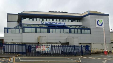 Exterior of Bakkavor meals factory in Wigan