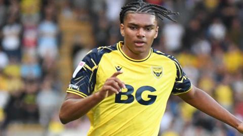 Oxford United defender James Golding pictured in action for the Championship club.