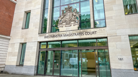 The office building of Westminster Magistrates Court. 