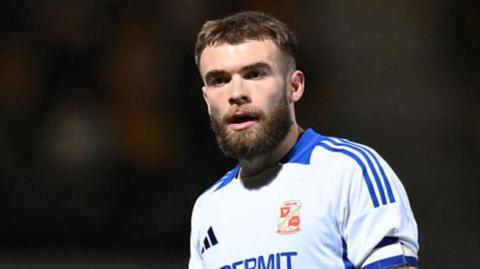 Swindon striker Aaron Drinan