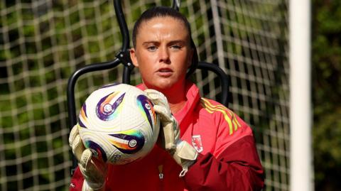 Lucy Farrell in Wales training 