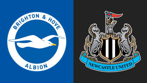 Brighton vs Newcastle fixture graphic
