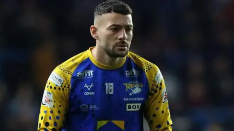 Jake Connor playing for Leeds