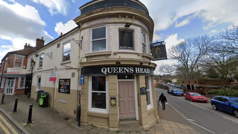 An image of the closed down pub in Main Street, Kimberley