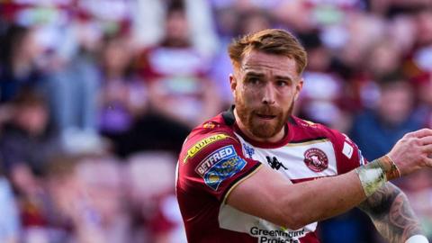 Adam Keighran in action for Wigan Warriors
